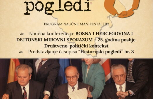 Naučna manifestacija “HISTORIJSKI POGLEDI 3”